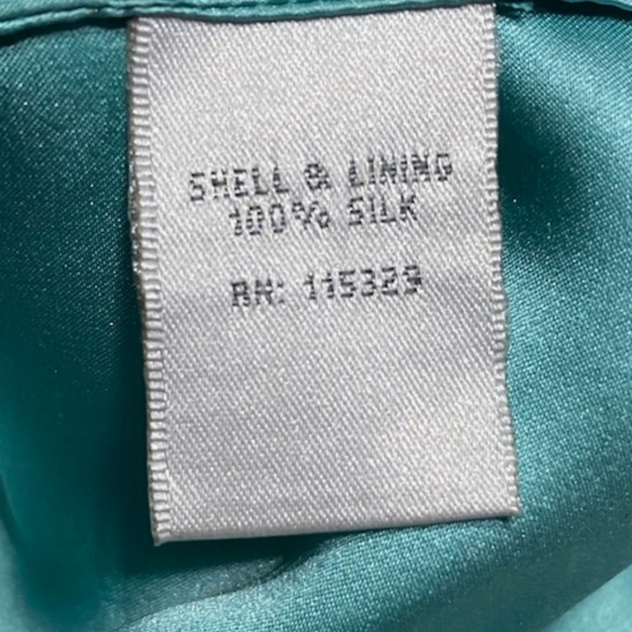 NWOT Bagley Mischka Silk Halter Dress Size 8 - Picture 11 of 13